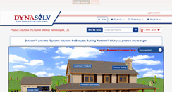Desktop Screenshot of dynasolv.com
